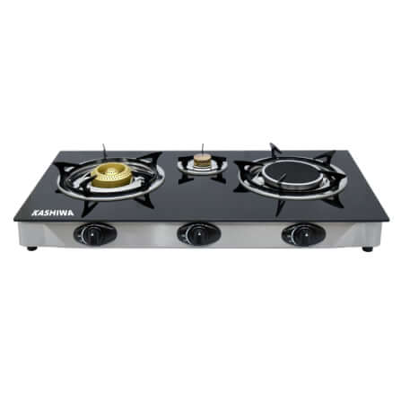 เตาแก๊สตั้งโต๊ะ KASHIWA รุ่น X-3006 สีดำ_0